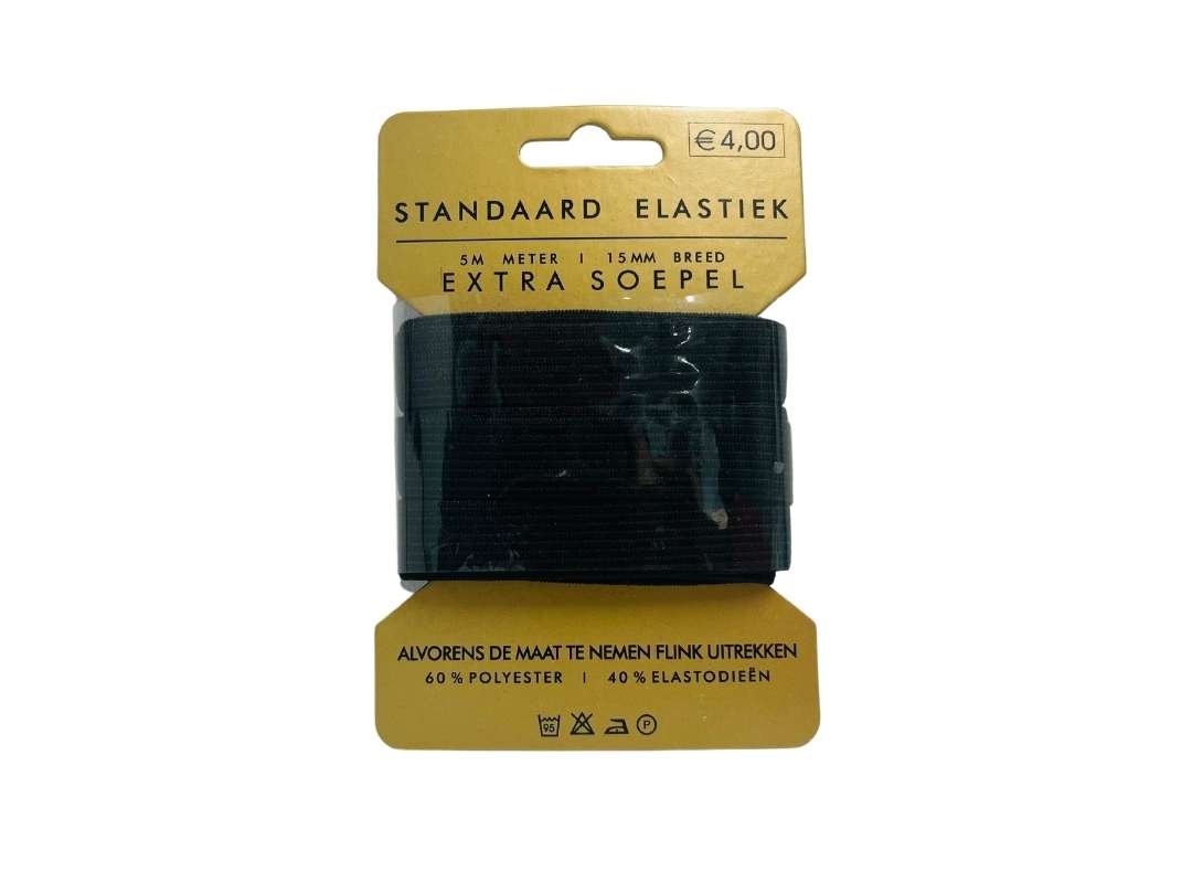 standaard elastiek zwart