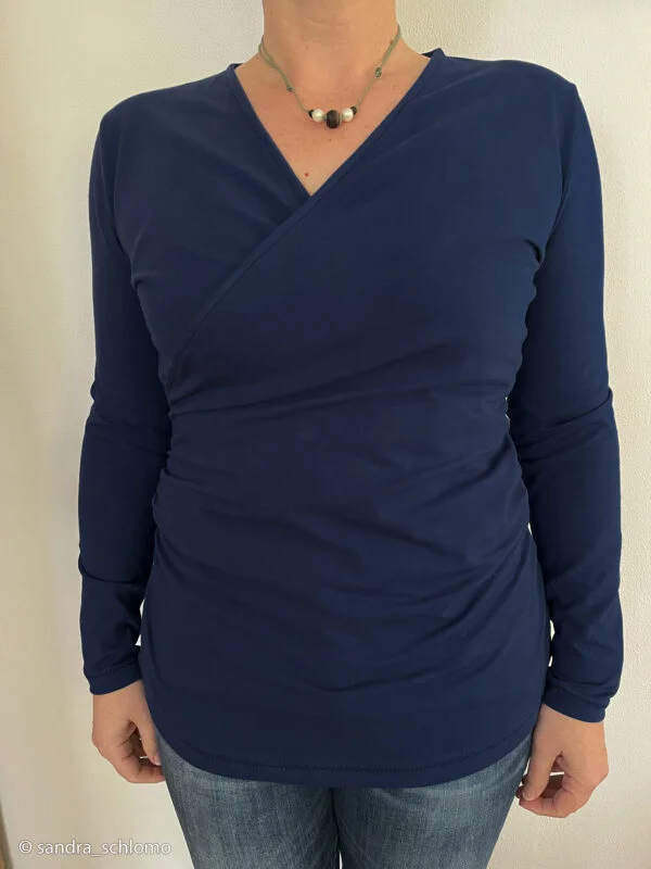 French Terry brushed Dark blue 598 - Afbeelding 5