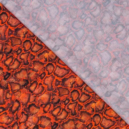 Viscose Snake Orange - Afbeelding 3