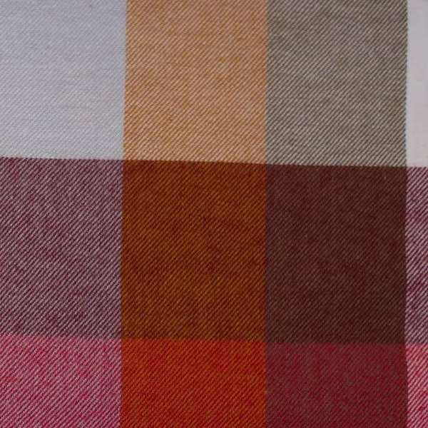Soft flanel cotton checks red - Afbeelding 3