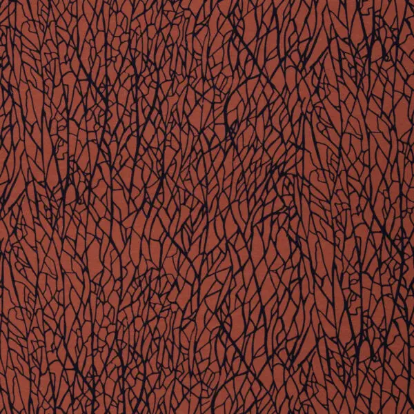 Katoen-tricot bonita veta terracotta - Afbeelding 3