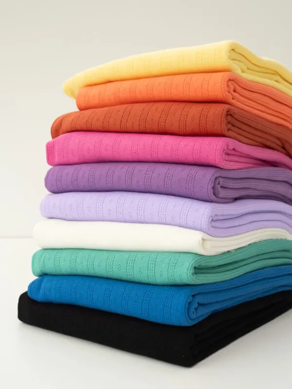 Ajours katoen-tricot White - Afbeelding 5
