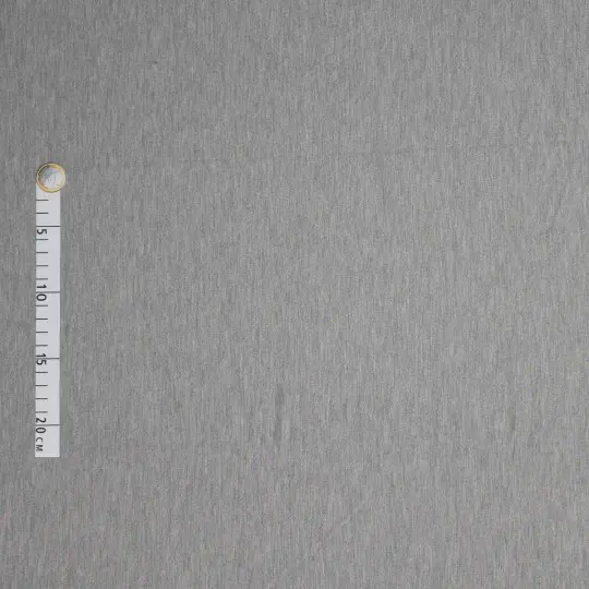 French terry bamboo melange grey - Afbeelding 2