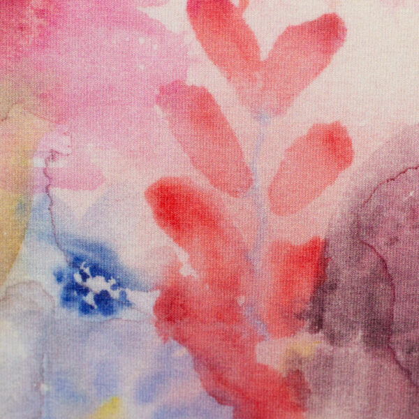 Katoen-tricot lovely flowers - Afbeelding 3