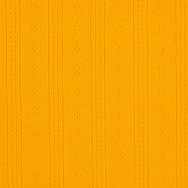 Ajours katoen-tricot yellow - Afbeelding 4