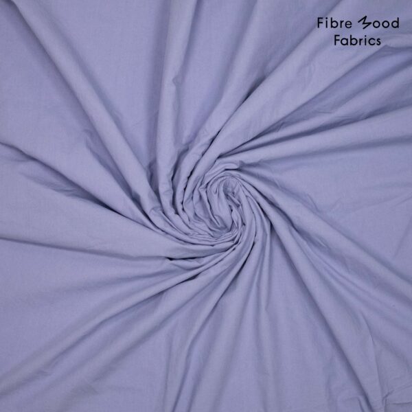Katoen poplin stone washed lilac - Afbeelding 3