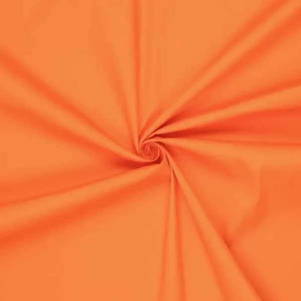 Cotton poplin orange