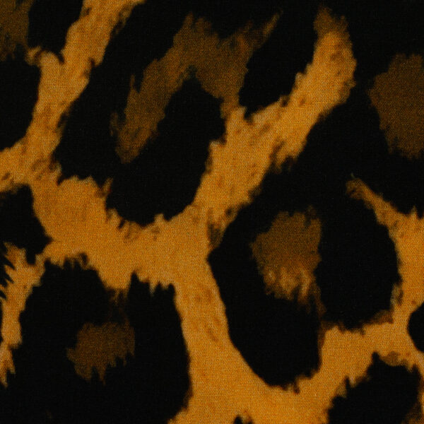 Woven viscose leopard black - Afbeelding 3