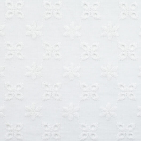 Embroidery Flowers white - Afbeelding 4