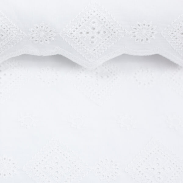 Embroidery white