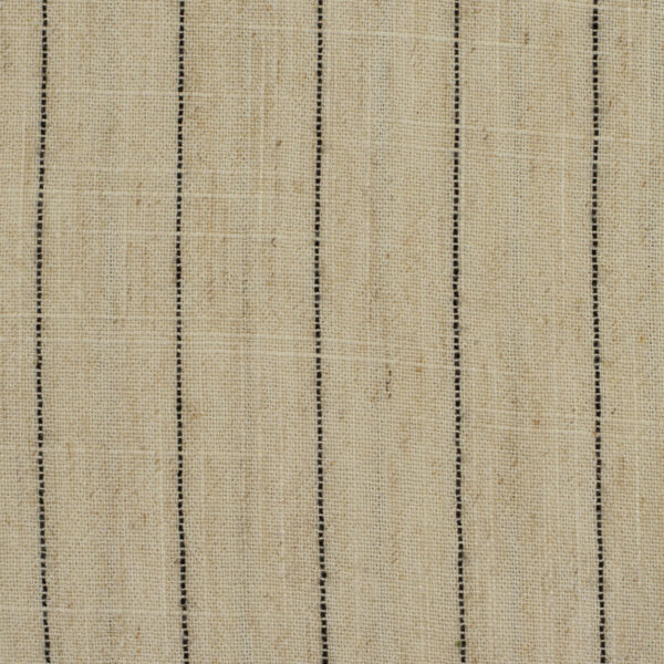 Viscose/linnen stripes- creme - Afbeelding 2