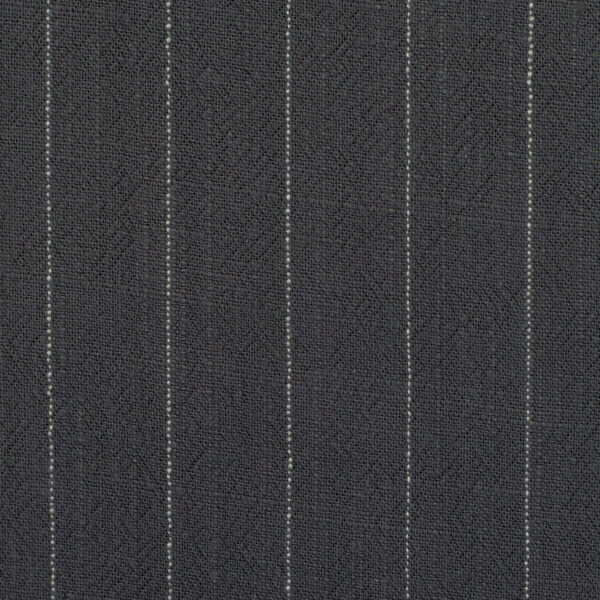 Viscose/linnen stripes- grey - Afbeelding 2