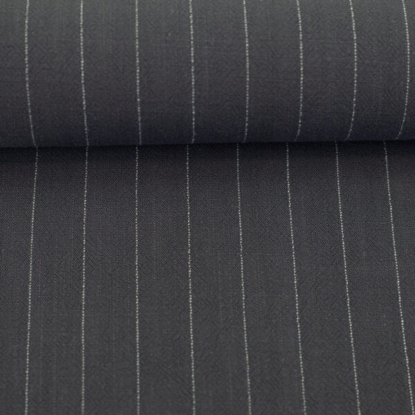 Viscose/linnen stripes- grey