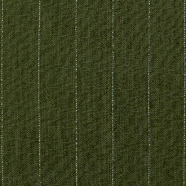 Viscose/linnen stripes- green - Afbeelding 2