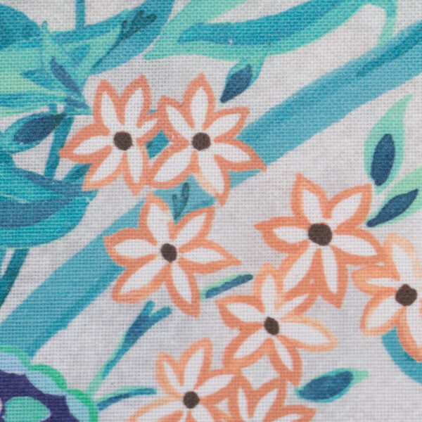 Canvas fabulous flowers aqua - Afbeelding 3