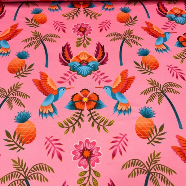 Alb Stoffe Performance Paradies pink - Afbeelding 5