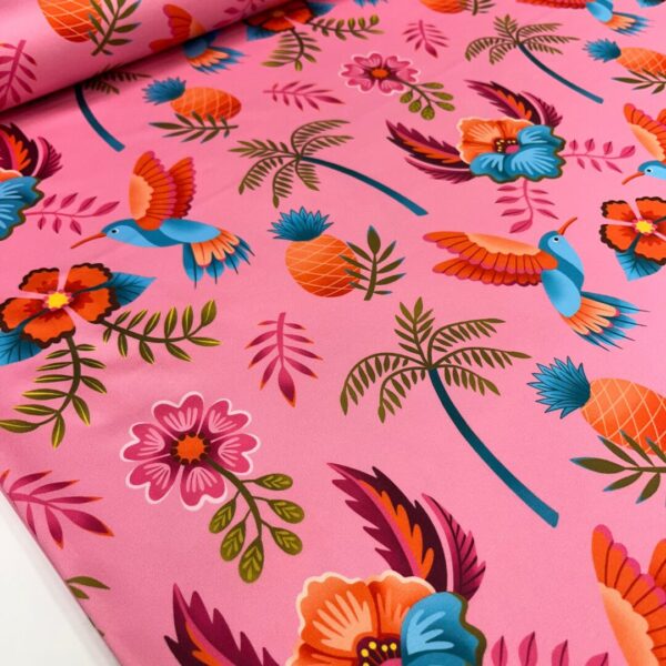 Alb Stoffe Performance Paradies pink - Afbeelding 3