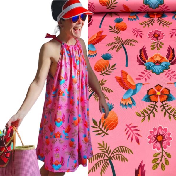 Alb Stoffe Performance Paradies pink