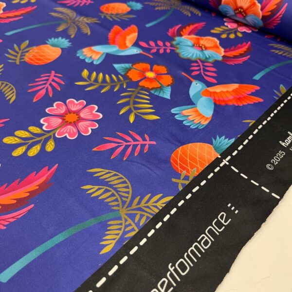 Alb Stoffe Performance Paradies blue
