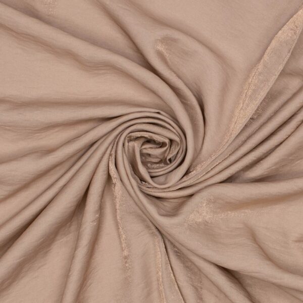 Woven viscose shiny-naturel