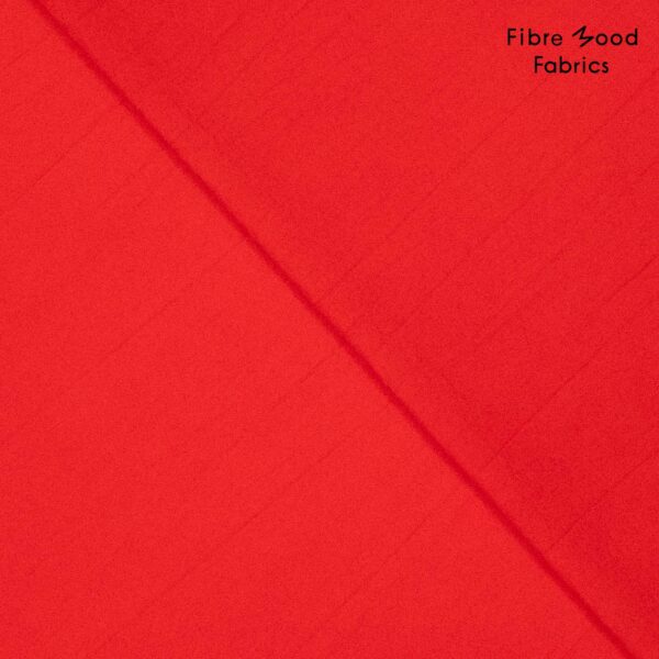 Woven viscose warp crinkle summer red - Afbeelding 3
