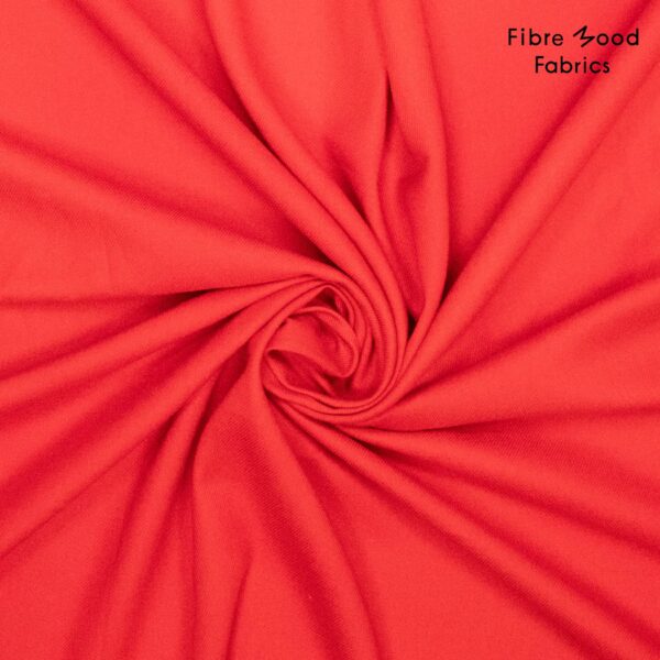 Woven viscose twill summer red - Afbeelding 2
