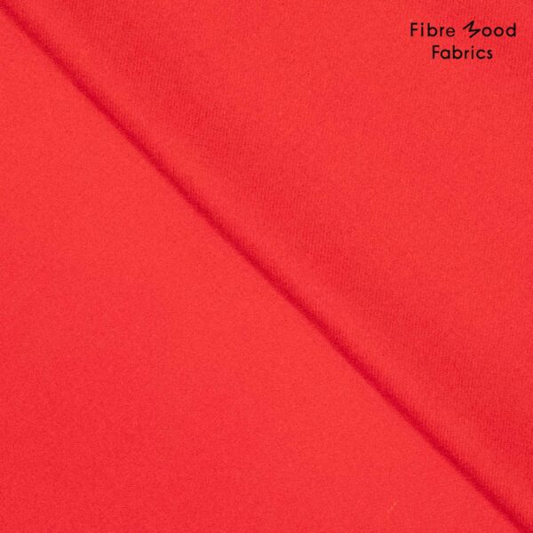 Woven viscose twill summer red - Afbeelding 3