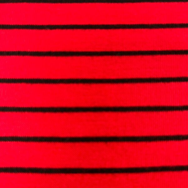 Viscose-tricot stripes-red - Afbeelding 2