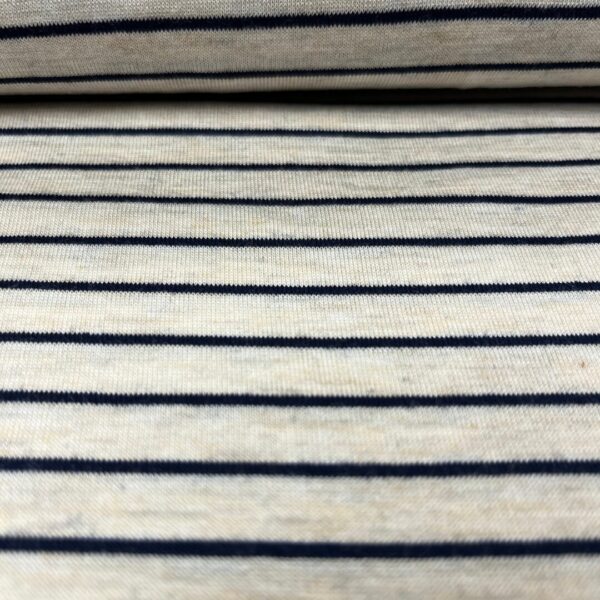 Viscose-tricot stripes-beige