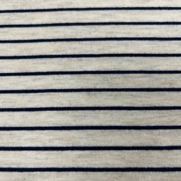 Viscose-tricot stripes-beige - Afbeelding 3