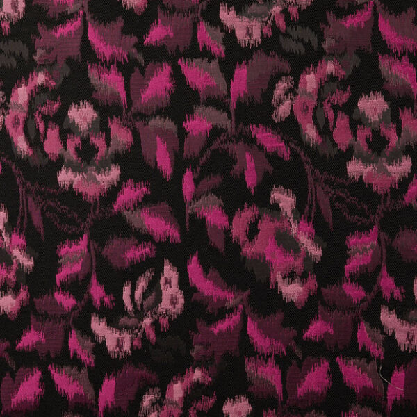 Woven Jacquard flowers pink - Afbeelding 2